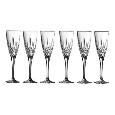 Royal Doulton Earlswood Set of 6 Champagne Flutes