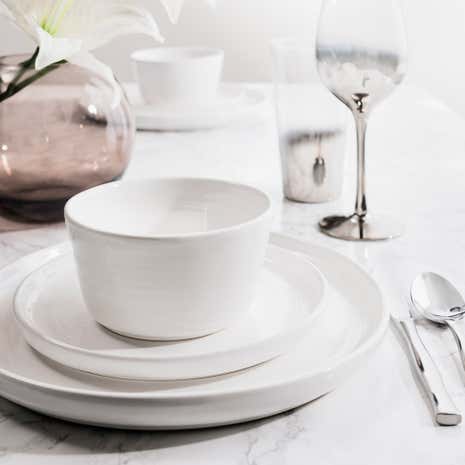 Hotel Canterbury White 16 Piece Dinner Set