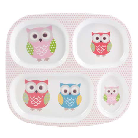 Pretty Owls Melamine Tray