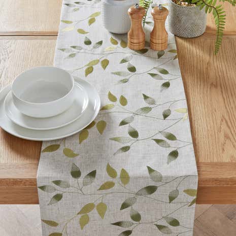 Shadow Leaves Table Runner