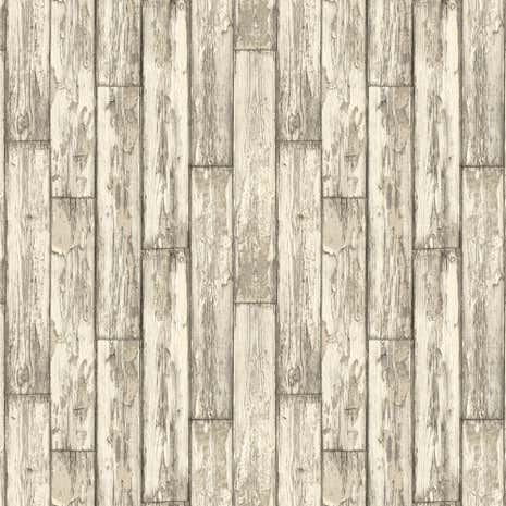 Peeling Planks Birch PVC Fabric