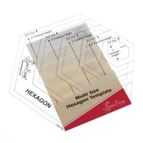 Sew Easy Quilt Hexagon Template