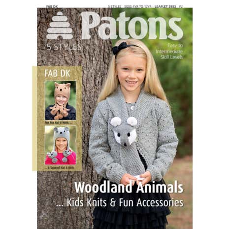 Patons Woodland Animal Knits for Kids Knitting Book
