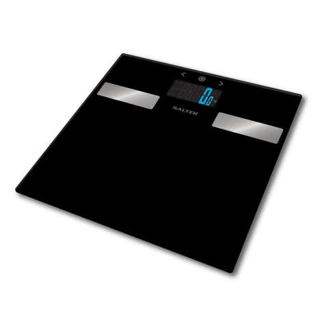 Salter Black Glass Analyser Bathroom Scales
