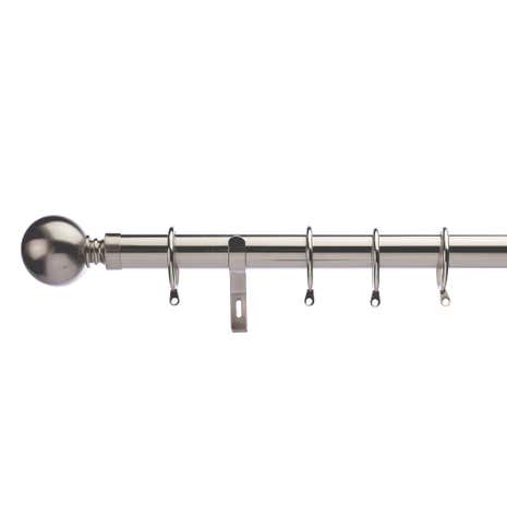 Curtains Ideas 380 cm curtain pole : Curtain Poles | Wooden & Metal Curtain Poles | Dunelm