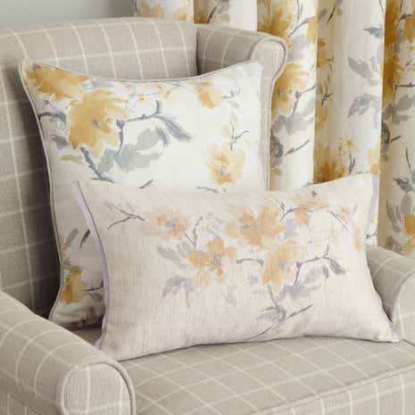 Pandora Ochre Boudoir Cushion