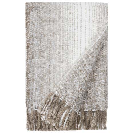 Faux Mohair Ombre Throw