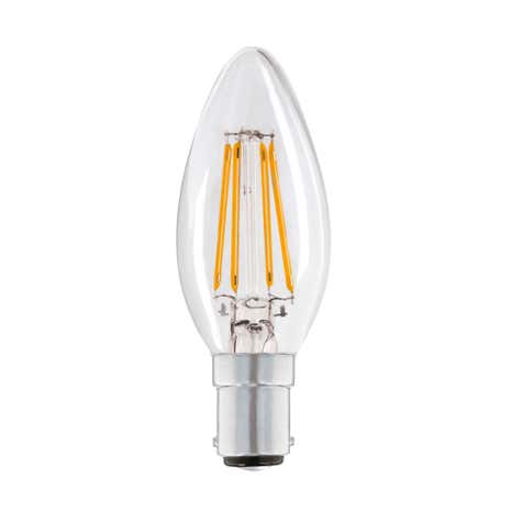 Dunelm 4W LED SBC Filament Candle Bulb