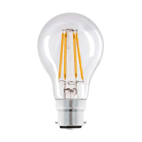 Dunelm 4W LED Filament GLS Bayonet Cap Light Bulb