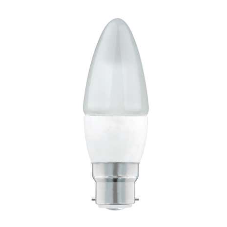 Dunelm 5.5W Pearl LED Candle Bayonet Cap Light Bulb