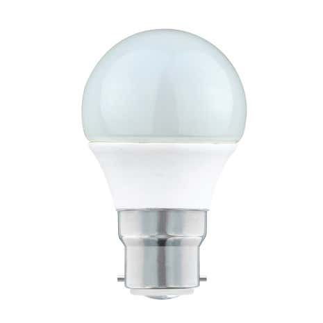 Dunelm 5.5W Pearl LED Round Bayonet Cap Light Bulb