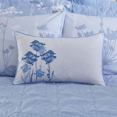 Bryony Blue Boudoir Cushion