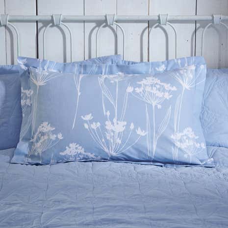 Bryony Blue Oxford Pillowcase