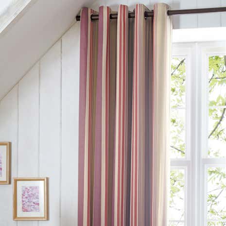 Didsbury Plum Thermal Eyelet Curtains