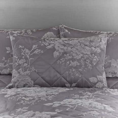 Laura Grey Jacquard Pillow Sham