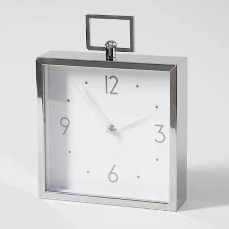 Hotel Metal Mantel Clock