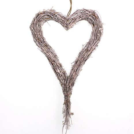 Long Rattan Heart