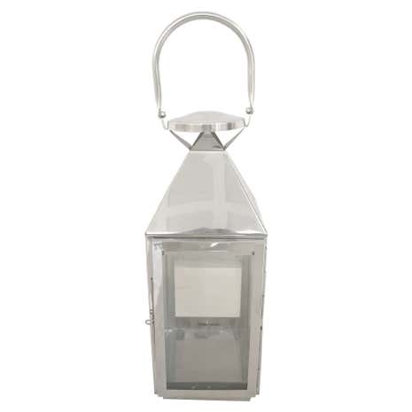 Chrome Metal Lantern