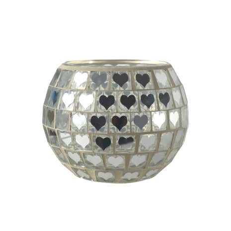Mosaic Glass Tealight Holder