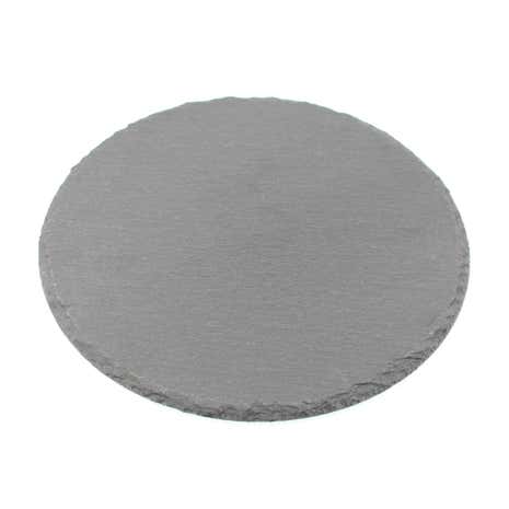 Round Slate Plate