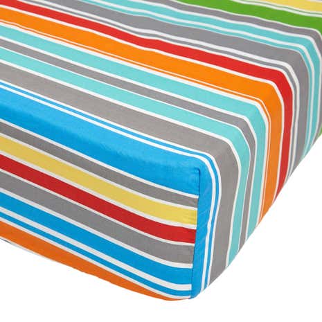 Monkeying Around Multi Coloured 25cm Fitted Sheet