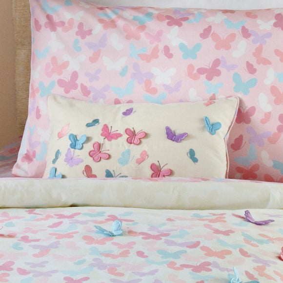 Maisie Heart Pink 3D Cushion