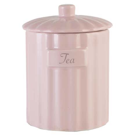 Pretty Pastels Tea Canister