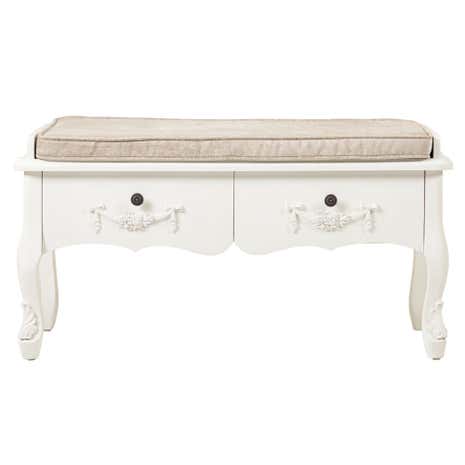 Toulouse White Bench