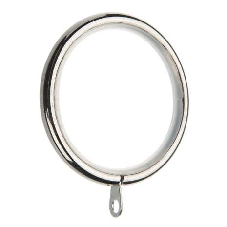 Dorma Pack of 6 Metal Curtain Rings Dia. 35mm
