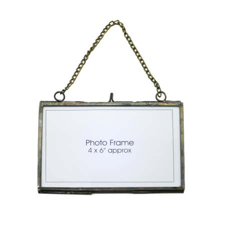 Metal Edged Hanging Photo Frame