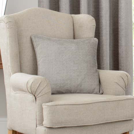 Hotel Naples Silver Square Cushion