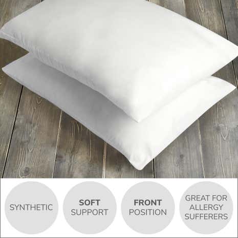 Soft and Cosy Soft-Support Pillow Pair