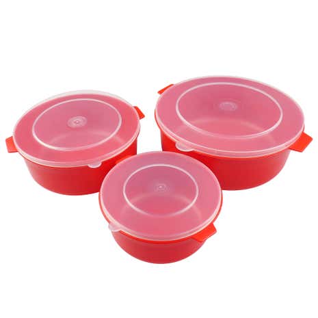 good2heat Microwave Red Dishes