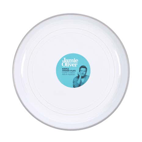 Jamie Oliver Grey Rimple Dinner Plate