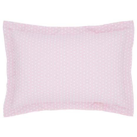 Fluffy Friends Pink Oxford Pillowcase