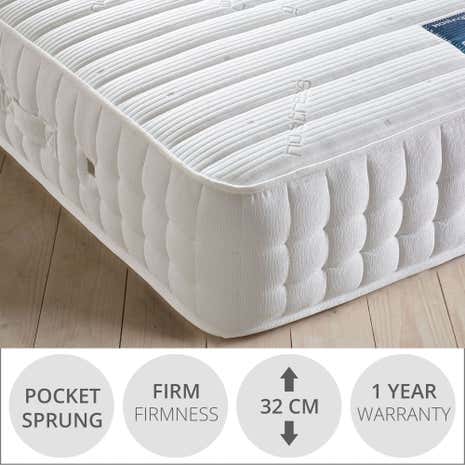 Hastings 1200 Pocket Spring Firm Mattress