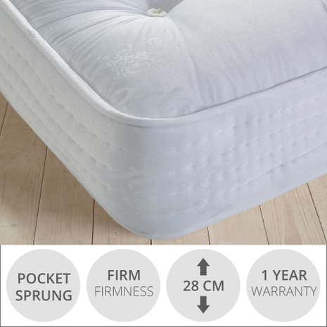 Fogarty Wool 1500 Pocket Spring Mattress