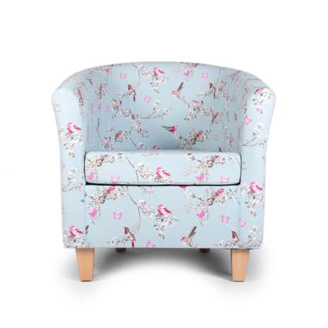Beautiful Birds Tub Chair