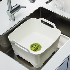 Sink Drainers Organisers Kitchenware Amara Washing Up Bowl Brush Red