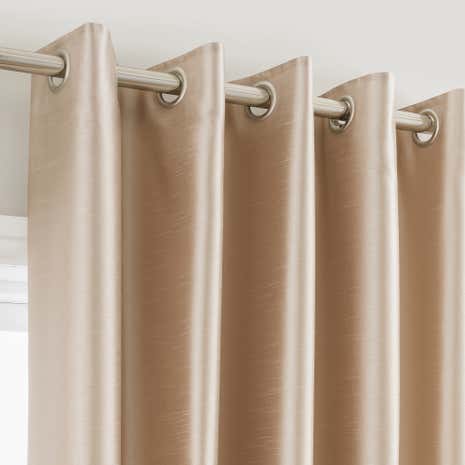 Montana Gold Lined Eyelet Curtains