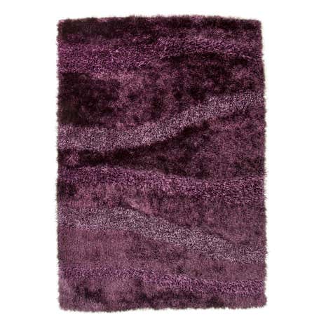 Aubergine Vibe Shaggy Rug