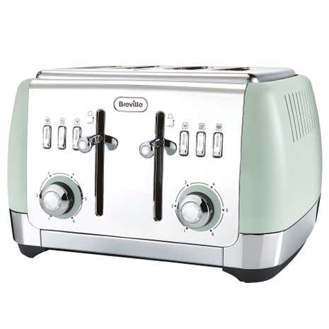 Breville VTT768 Strata Collection 4 Slice Green Toaster
