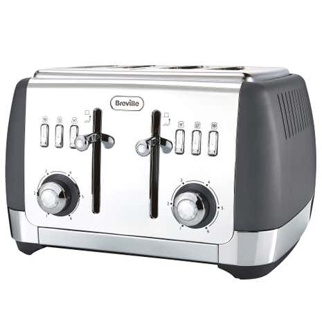 Breville VTT764 Strata Collection Grey 4 Slice Toaster