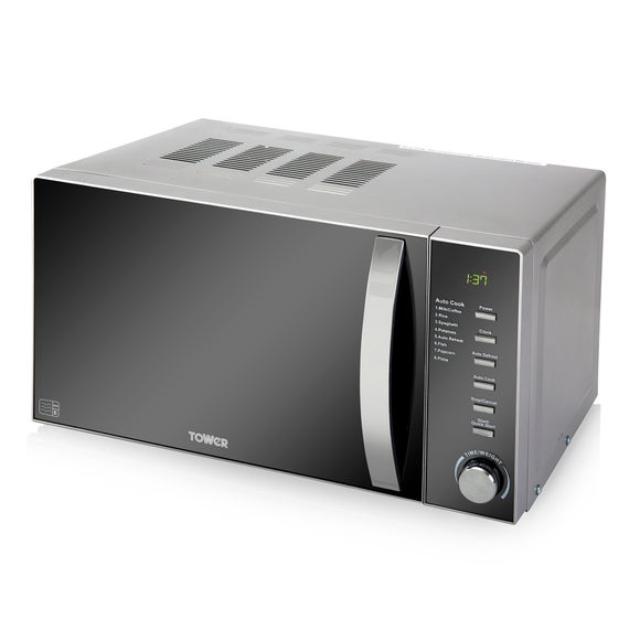 Tower T24007 800W Stainless Steel 20L Digital Microwave