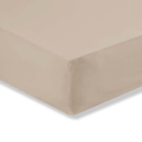Easycare Plain Dye Caramel Fitted Sheet