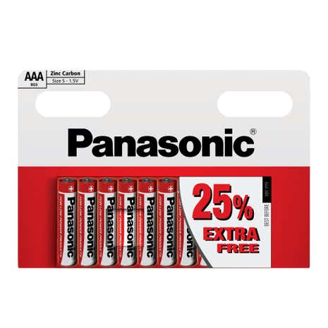 Panasonic Zinc AAA 10 Pack