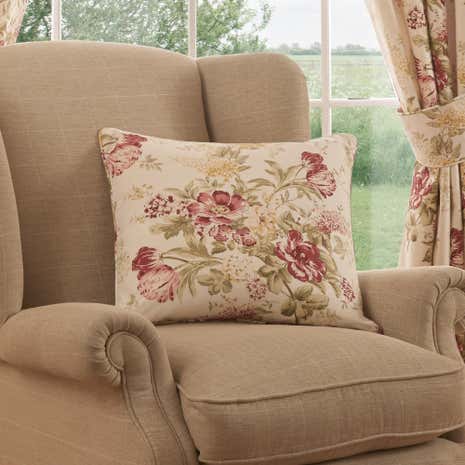 Dorma Red Brympton Cushion