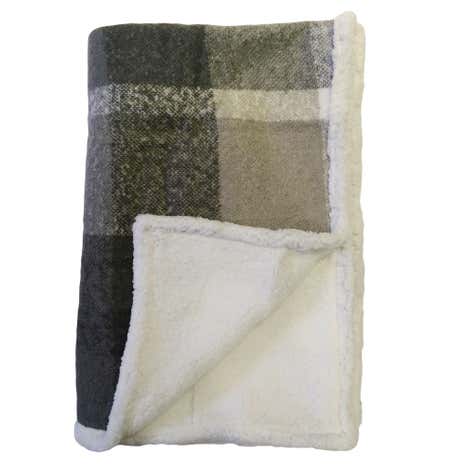 Checked Snuggle Throw
