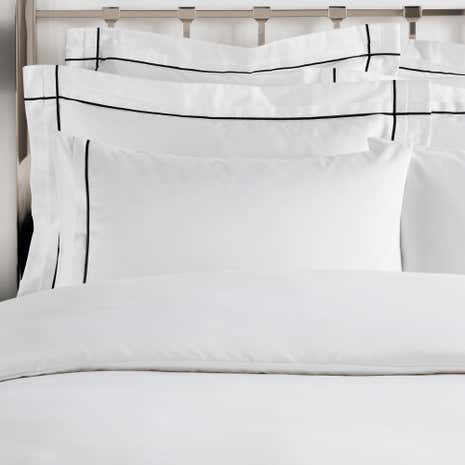 Hotel Portland White Cuffed Pillowcase