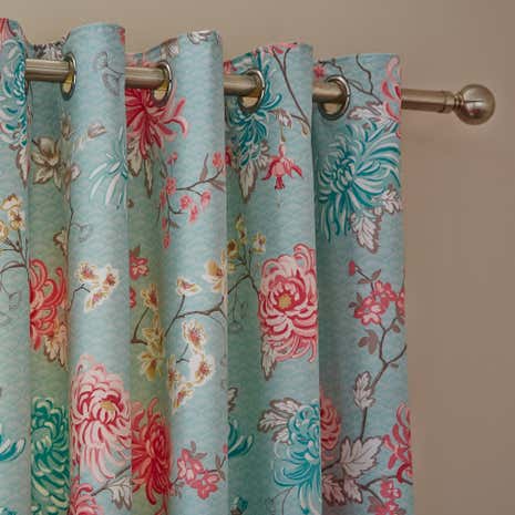 Kyoto Duck-Egg Thermal Eyelet Curtains